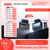 מצלמת רכב DDPAI Dash Cam Z50 Pro 4K
